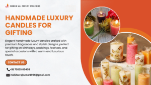 Handmade luxury candles for gifting